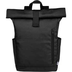 PF™ Byron 15.6" GRS RPET roll-top backpack 18L