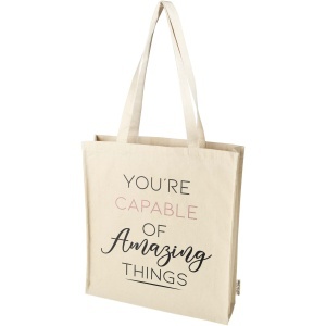 PF™ Florida geantă tote cu burduf reciclată GRS 270 g/m² 14L - Img 23