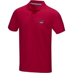 PF™ Graphite polo organic bărbați cu mânecă scurtă - Img 19