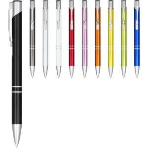 PF™ Moneta anodized aluminium click ballpoint pen (black ink)