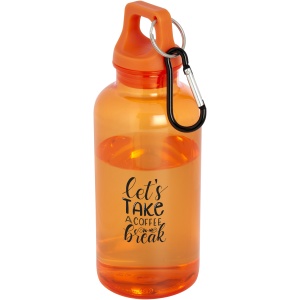 PF™ Oregon sticlă de apă 400 ml din plastic reciclat certificat RCS cu carabinieră - Img 15