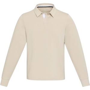 PF Hanorac unisex Clyde organic cu imprimeu de polo pentru rugby