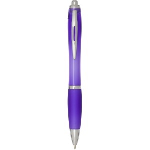 PF Nash RCS recycled plastic ballpoint pen with coloured barrel and grip (black ink) - Img 6