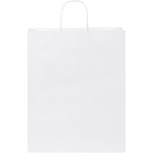 PF Pungă de hârtie kraft 80-90 g/m2 cu mânere răsucite - 32 x 12 x 40 cm