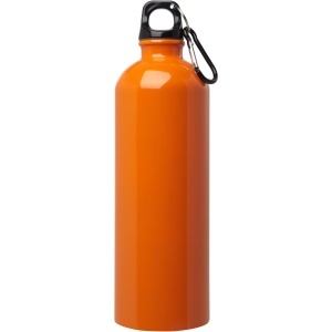 PF Sticlă de apă Oregon 750 ml din oțel inoxidabil cu perete simplu, certificată RCS, cu carabină