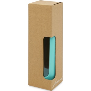 PF Pahar Lidan din sticlă borosilicată de 360 ml cu mâner din plută și capac din silicon