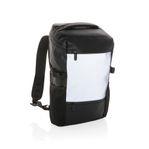 PU high visibility easy access 15.6" laptop backpack - Img 2