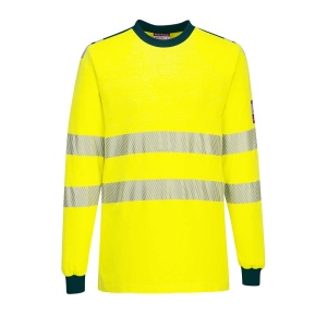 PW PW3 Modaflame Knit Hi-Vis FR Long Sleeve T-Shirt - Img 2