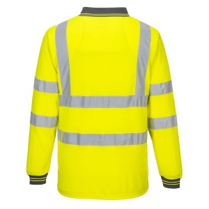 PW Tricou Polo HiVis cu maneci lungi - Img 4
