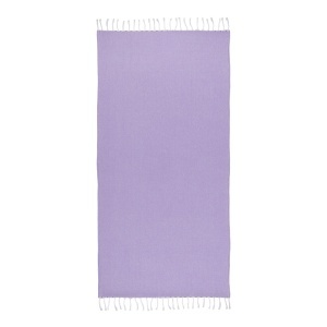 Recycled cotton beach towel 150 g/m2. Melange effect and fringes - Img 8