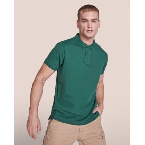 RO TRICOU POLO IMPERIUM - 100% bumbac pieptănat, punct pique, 220 g/m².Culoarea gri melanj 58: 85% bumbac / 15% vâscoză.
