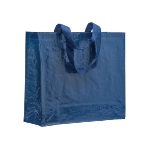 Sacoșă de cumpărături din PP laminată 120 g/m2 cu clin și mânere lungi tip panglică - Img 14