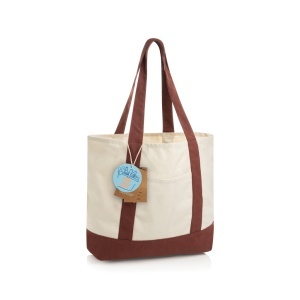SHOP LOCAL AWARE™ recycled cotton 350gsm Tote bag - Img 4
