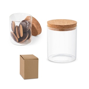 SPICE 700. Sticlă borosilicată cu capac din plută 700 mL - Img 2