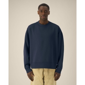 ST/ST Ryler - The unisex boxy crewneck sweatshirt in recycled cotton - Oversized | Unisex 400 g/m² - Img 9