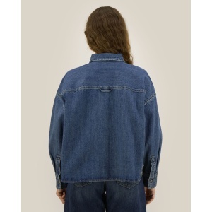 ST/ST Stella Ember - The women's denim overshirt - Oversized | Women 440 g/m² - Img 8