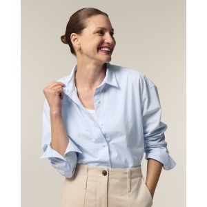 ST/ST Stella Styler Shirt - The women's relaxed poplin shirt - Relaxed Fit | Women 130 g/m² - Img 16