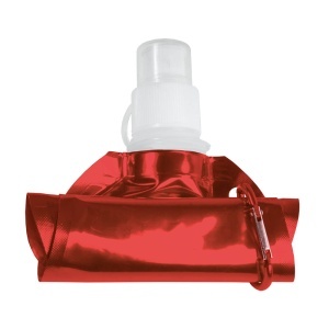 Sticlă de apă pliabilă din PE/PET fără BPA (480 ml), cu cârlig de fixare - Img 4
