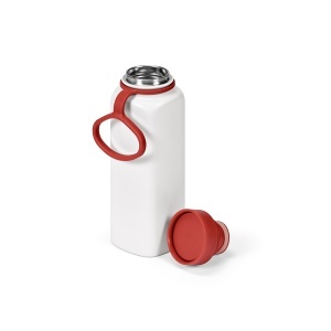 AO Sticlă Ural rSS 820 ml. Perete dublu și etanșă. Capac cu acționare prin apăsare la 360°.