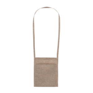 Tasting glass holder in recycled cotton 150g/m2, with 90 cm string. - Img 4