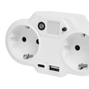 TOP™ Sursa de alimentare cu adaptor USB cu lumina de noapte ENDLESS POWER NIGHT