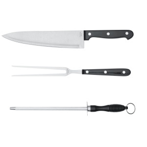 TOP CARVE - 3-piece stainless steel carving set