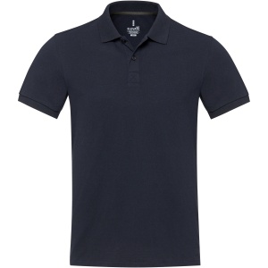 PF Tricou polo unisex Aware reciclat cu mânecă scurtă, model smarald