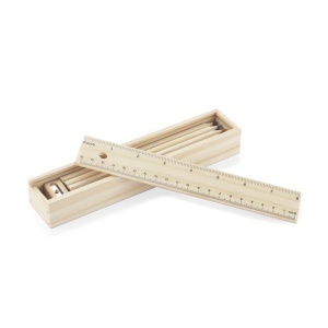Wooden box with colour pencils 12 pcs KRASI - Img 2