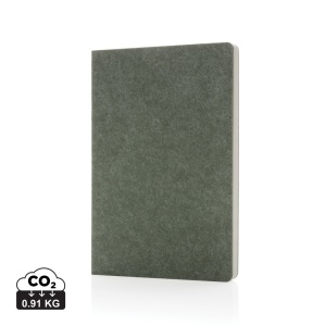 XD™ Phrase GRS certified recycled felt A5 notebook