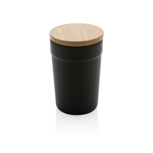 XD™ GRS certified recycled PP mug with bamboo lid