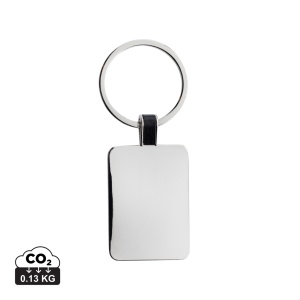 XD™ RCS recycled zinc alloy rectangle keyring