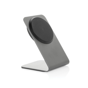 XD™ Terra aluminium 15W magnetic wireless charging phone stand - Img 2