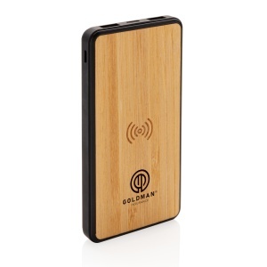 XD Baterie externă wireless RCS din plastic reciclat, 8000 mAh