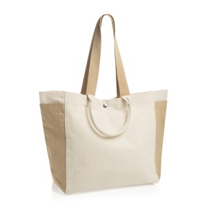 XD BEAU AWARE™ 400gsm recycled canvas all-round shopper - Img 5