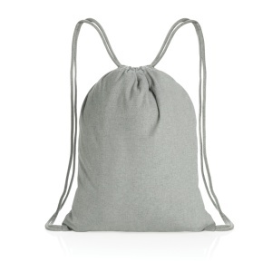 XD Impact AWARE™ recycled cotton drawstring backpack 145g - Img 8