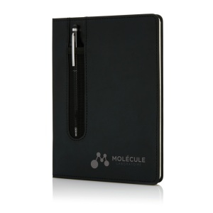 XD Standard hardcover PU A5 notebook with stylus pen