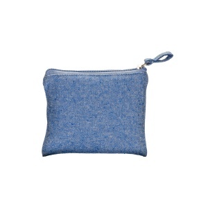 280 g/m2 recycled cotton beauty case/coin holder with zipper closure - Img 4
