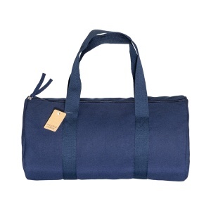 280 g/m2 recycled cotton sports/travel duffle bag - Img 8