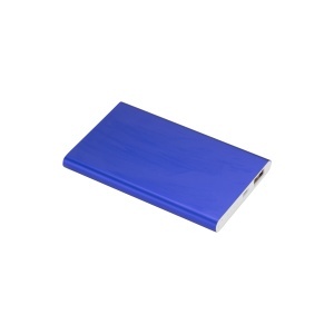 4000mAh aluminium power bank. Max Output 5V-1000mA-Input 5V-1000mA