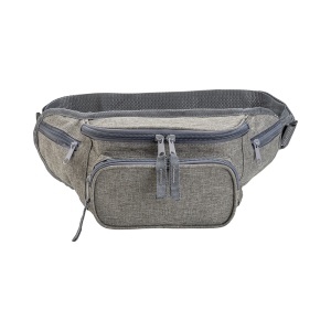600D polyester 5-pocket waist bag with adjustable waist strap and clip closure - Img 3