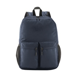600D polyester 5 pockets backpack, two side meshed, adjustable shoulder straps - Img 4