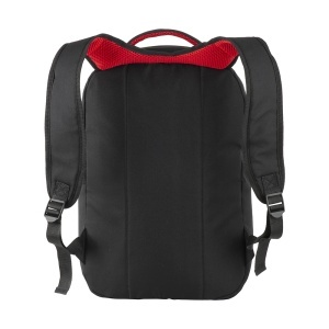 600D polyester PC backpack. Main laptop pocket and 3 front pockets. Breathable material - Img 9