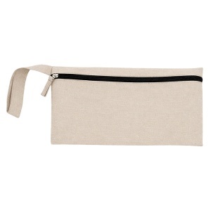 900D polyester document holder with mélange effect, convenient handle and zipper closure - Img 2