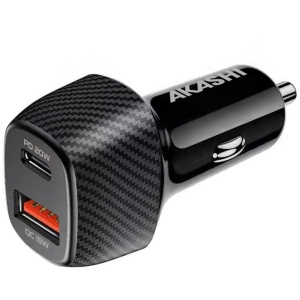AK™ KEKU - Turbo - 20w usb-c + usb-a car charger qc3.0