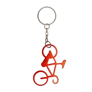 Aluminium bicycle keychain with bottle opener - Img 6