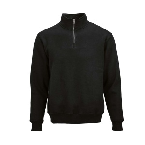 AO Malibu 1/4 zipper sweatshirt. Org. cotton, rCotton and rPET. Made in PT
