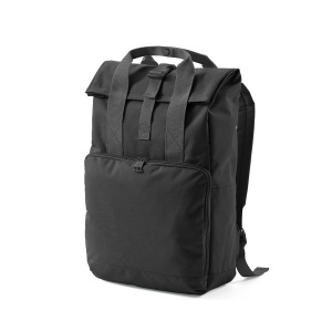AO Warsaw Backpack 20L rPET. Roll top and buckle closure