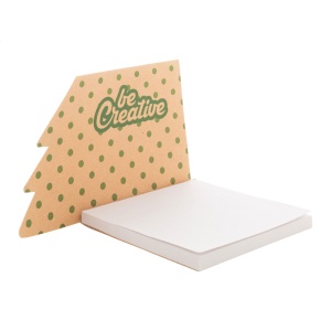 AP CreaStick Xmas Eco - Carnețel post-it-uri, personalizat, brad de Crăciun