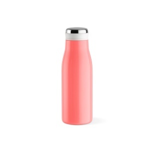 AO Sticlă Ural rSS 820 ml. Perete dublu și etanșă. Capac cu acționare prin apăsare la 360°.