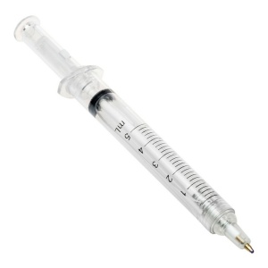 AX™ Ball pen "syringe" | Christine - Img 2